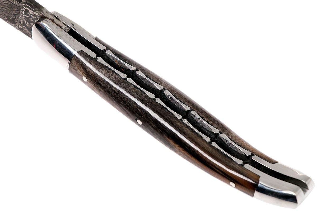 Laguiole En Aubrac 12 Cm Damast Couteau, Full Handle Corne L0712PCI-FFI1 7 Laguiole En Aubrac 12 Cm Damast Couteau, Full Handle Corne L0712PCI-FFI1 – Image 5