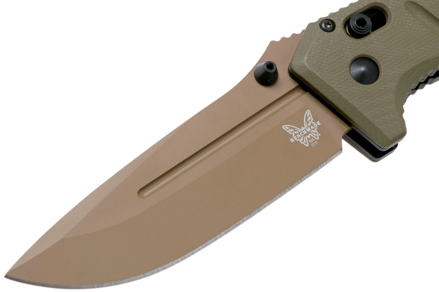 Benchmade 275FE-2 Sibert Adamas OD Green G10, Flat Earth Couteau De Poche, Shane Sibert Design 5 Benchmade 275FE-2 Sibert Adamas OD Green G10, Flat Earth Couteau De Poche, Shane Sibert Design – Image 3