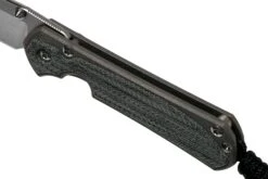 Chris Reeve Sebenza 31 Large Black Micarta Inlay L31-1200 Couteau De Poche -Magasin De Fournitures De Couteaux CRL31 1200 07 chrisreeve