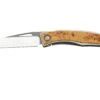 Chris Reeve Mnandi Box Elder Burl Inlay MNA-1008 Couteau De Gentleman -Magasin De Fournitures De Couteaux CRMNDEB 01 chrisreeve