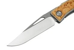 Chris Reeve Mnandi Box Elder Burl Inlay MNA-1008 Couteau De Gentleman -Magasin De Fournitures De Couteaux CRMNDEB 03 chrisreeve