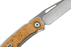 Chris Reeve Mnandi Box Elder Burl Inlay MNA-1008 Couteau De Gentleman -Magasin De Fournitures De Couteaux CRMNDEB 05 chrisreeve