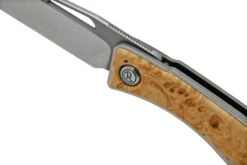 Chris Reeve Mnandi Box Elder Burl Inlay MNA-1008 Couteau De Gentleman -Magasin De Fournitures De Couteaux CRMNDEB 06 chrisreeve