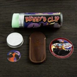 Jack Wolf Benny's Clip Black Canvas Micarta, BENNY-01-BLK, Couteau De Poche Slipjoint -Magasin De Fournitures De Couteaux JW BENNY 01 BLK 03 jackwolf