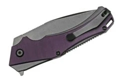 Kansept Hellx T1008A6 Blackwashed, Purple G10 Couteau De Poche, Mikkel WIllumsen Design -Magasin De Fournitures De Couteaux KST1008A6 04 kansept