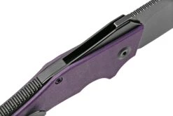 Kansept Hellx T1008A6 Blackwashed, Purple G10 Couteau De Poche, Mikkel WIllumsen Design -Magasin De Fournitures De Couteaux KST1008A6 06 kansept
