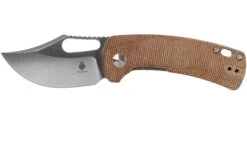 Kizer Urban Bowie V2578C2 154CM, Natural Micarta, Couteau De Poche, Dirk Pinkerton Design
