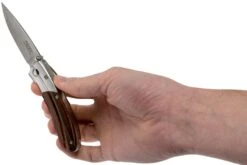 Mcusta MC-141G Shinra Mixture Ripple, Ironwood, Couteau De Gentleman -Magasin De Fournitures De Couteaux MC 0141G 08 mcusta