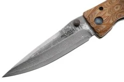 Mcusta MC-0182D Sengoku Toyotomi Hideyoshi, Yellow Pakkawood, Couteau De Gentleman -Magasin De Fournitures De Couteaux MC 0182D 03 mcusta