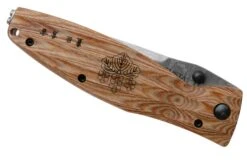 Mcusta MC-0182D Sengoku Toyotomi Hideyoshi, Yellow Pakkawood, Couteau De Gentleman -Magasin De Fournitures De Couteaux MC 0182D 06 mcusta