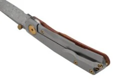 Real Steel Luna Boost Premium, Damascus, Brown Micarta, Couteau De Poche Knivesandtools Exclusive 11 Real Steel Luna Boost Premium, Damascus, Brown Micarta, Couteau De Poche Knivesandtools Exclusive -Magasin De Fournitures De Couteaux RL7078 04 realsteel