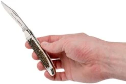 Robert Klaas Classic Line 100mm, Real Stag 383-451 Couteau & Décapsuleur -Magasin De Fournitures De Couteaux RS383 451 07 robert klaas rs383 451 07