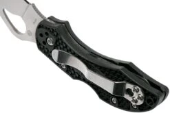 Spyderco Byrd Robin 2 Noir BY10PBK2 Couteau De Poche -Magasin De Fournitures De Couteaux SPBY10PBK2 05 spyderco