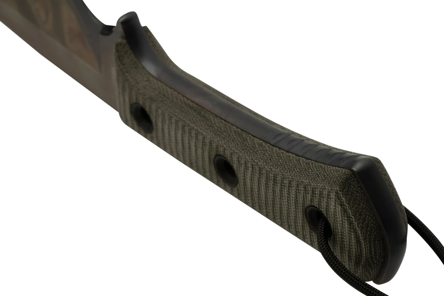 TRC Knives Apocalypse Apo Finish Elmax Green Canvas Micarta, Couteau De Survie 6 TRC Knives Apocalypse Apo Finish Elmax Green Canvas Micarta, Couteau De Survie – Image 4