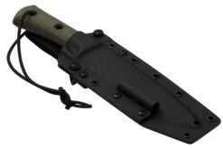 TRC Knives Apocalypse Apo Finish Elmax Green Canvas Micarta, Couteau De Survie 13 TRC Knives Apocalypse Apo Finish Elmax Green Canvas Micarta, Couteau De Survie -Magasin De Fournitures De Couteaux TI AP AP MICGN 06 trc