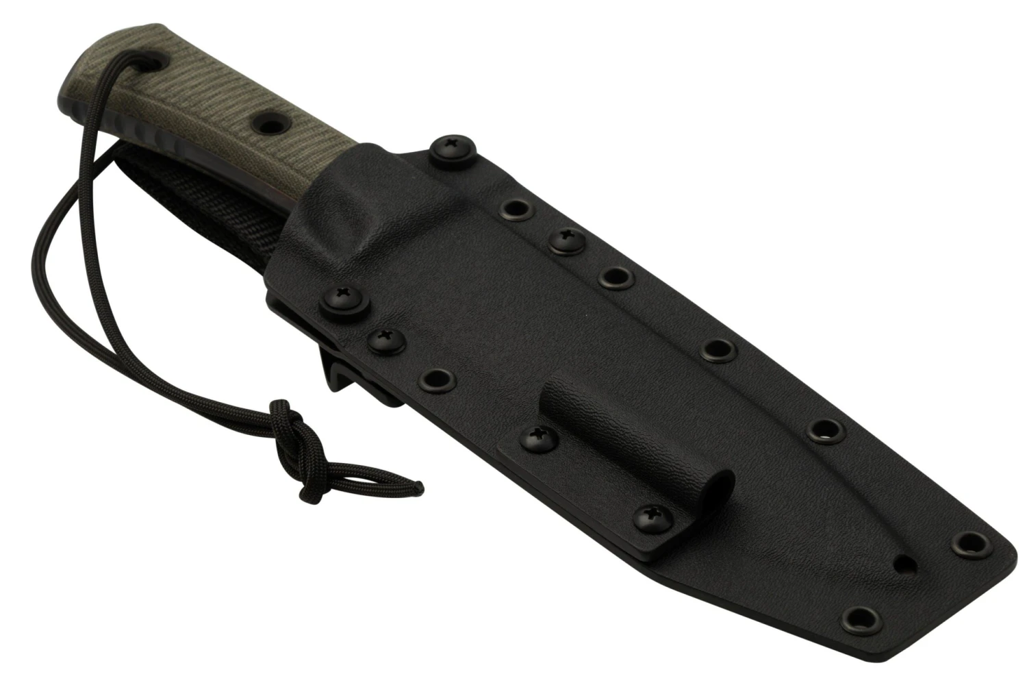 TRC Knives Apocalypse Apo Finish Elmax Green Canvas Micarta, Couteau De Survie 8 TRC Knives Apocalypse Apo Finish Elmax Green Canvas Micarta, Couteau De Survie – Image 6