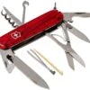 Victorinox Climber Rouge Transparent 1.3703.T Couteau Suisse -Magasin De Fournitures De Couteaux VT1 3703 T 01 victorinox vt1 3703 t 01