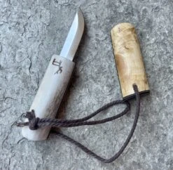Couteau Nordique Mini Tör Renne Bouleau